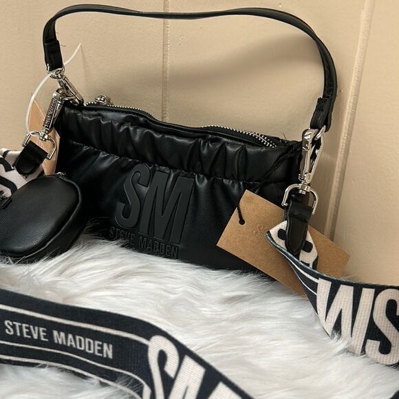 NWT Steve Madden (BCARMELA) Crossbody/Wristlet - Purple - Picture 5 of 11